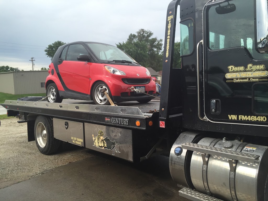 Dave Lyon Towing & Repair | 130 4th St, Underwood, IA 51576, USA | Phone: (712) 566-2317