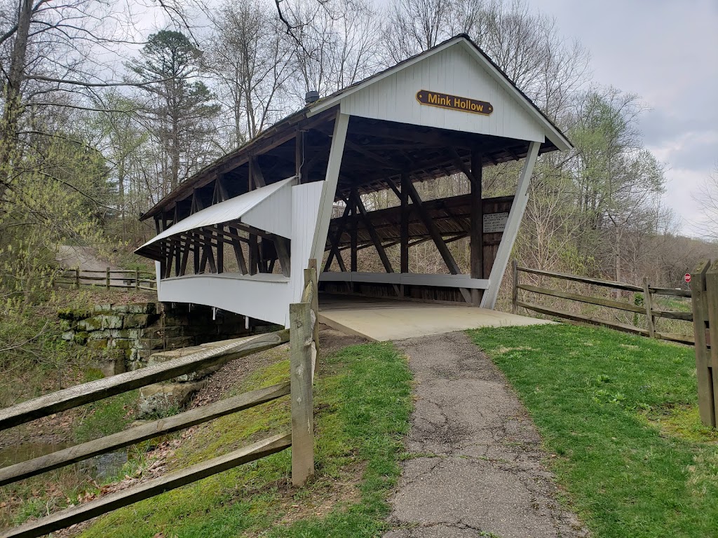 Mink Hollow Covered Bridge | 2340 Meister Rd SW, Lancaster, OH 43130, USA | Phone: (740) 681-7249