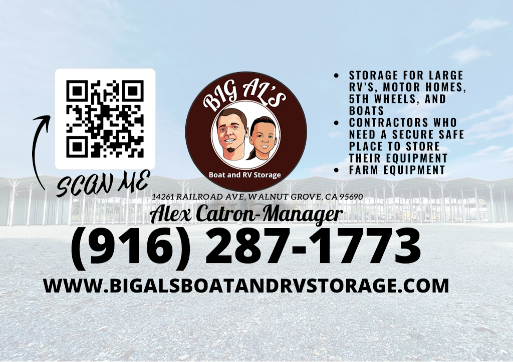 Big Als Boat and Rv Storage | 14261 Railroad Ave, Walnut Grove, CA 95690, USA | Phone: (916) 287-1773