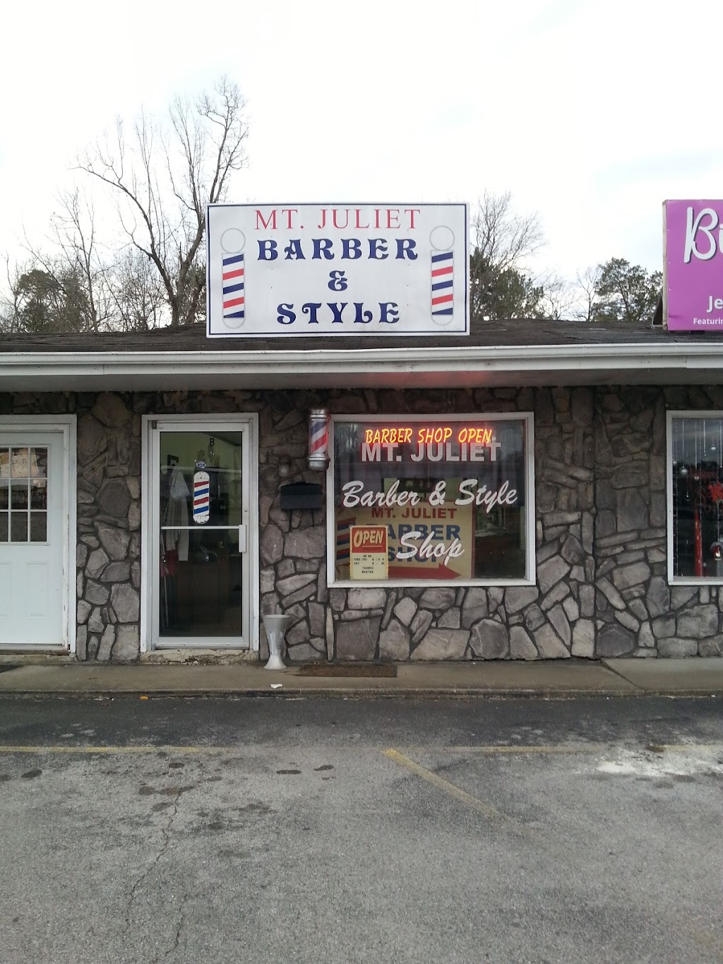 Mt Juliet Barber & Style Shop | 11992 Lebanon Rd, Mt. Juliet, TN 37122, USA | Phone: (615) 754-8217