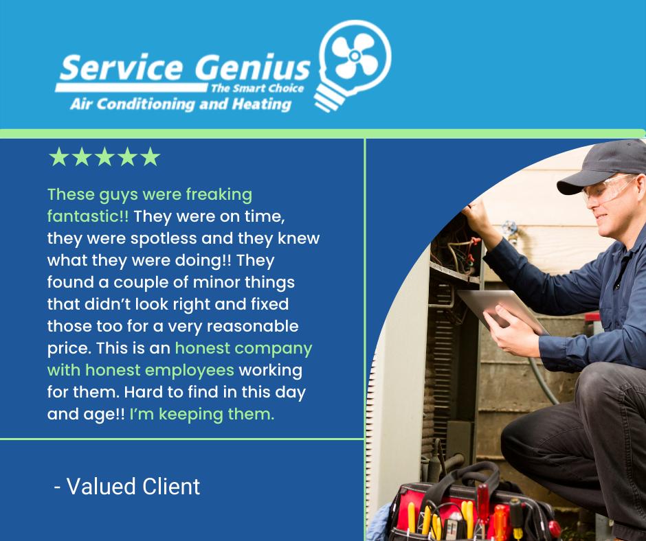 Service Genius Air Conditioning and Heating | 21021 Erwin St, Woodland Hills, CA 91367, United States | Phone: (818) 301-3664