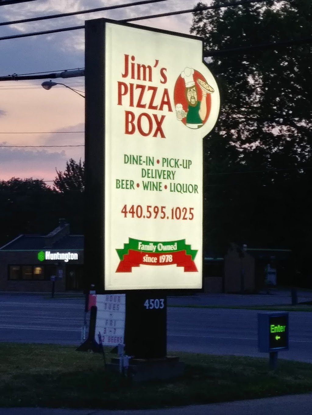 Jims Pizza Box | 4503 Liberty Ave, Vermilion, OH 44089, USA | Phone: (440) 595-1025