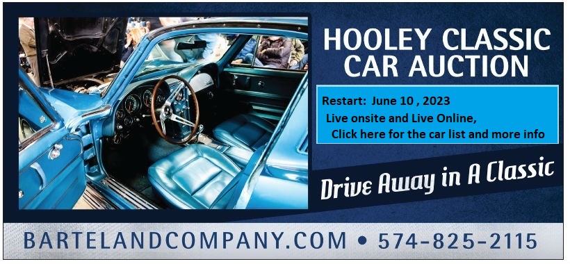 Hooley Classic Car Auction 2023 hosted by Royal RV & Auto Center | 14441 US-20, Middlebury, IN 46540, USA | Phone: (574) 596-9890