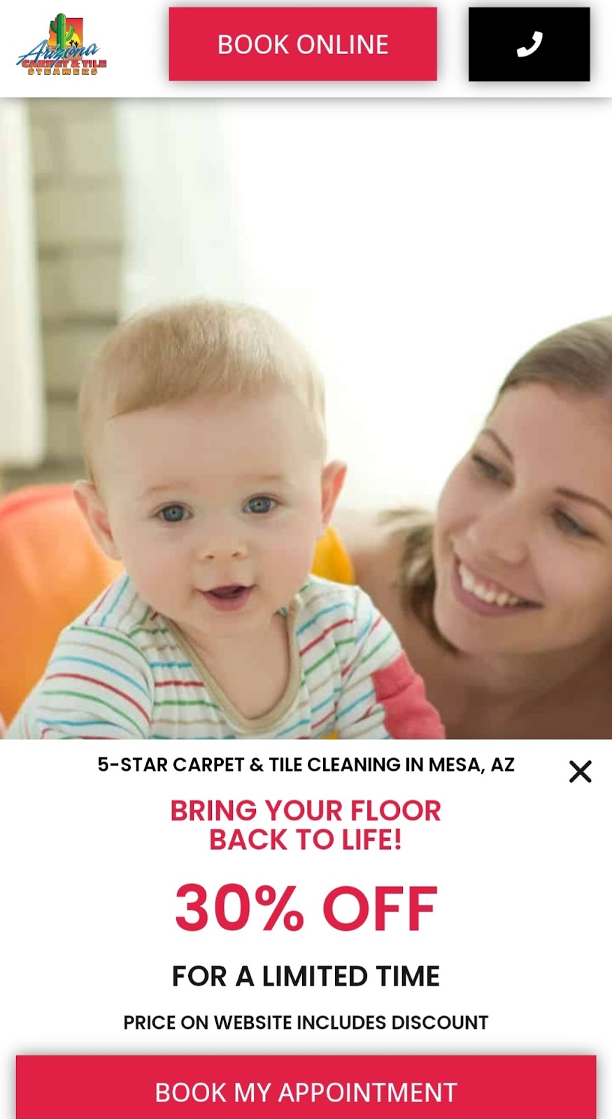 Arizona Carpet and Tile Steamers | 6911 E Pueblo Ave, Mesa, AZ 85208, USA | Phone: (480) 671-6624