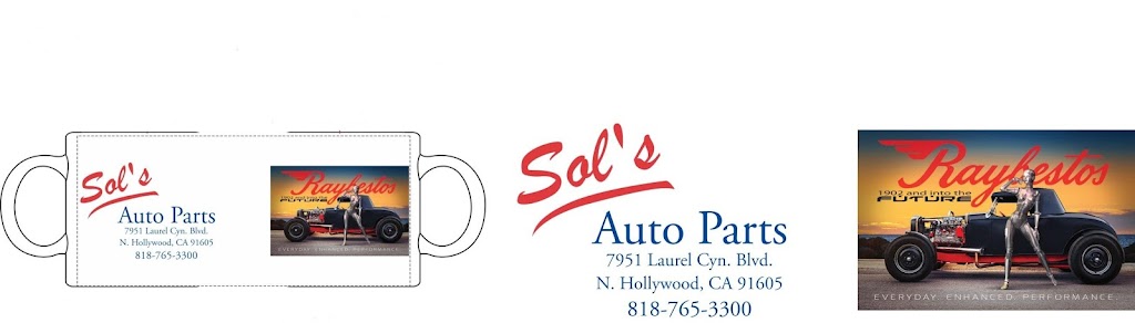 Sols auto parts | 7951 Laurel Canyon Blvd, North Hollywood, CA 91605, USA | Phone: (818) 765-3300