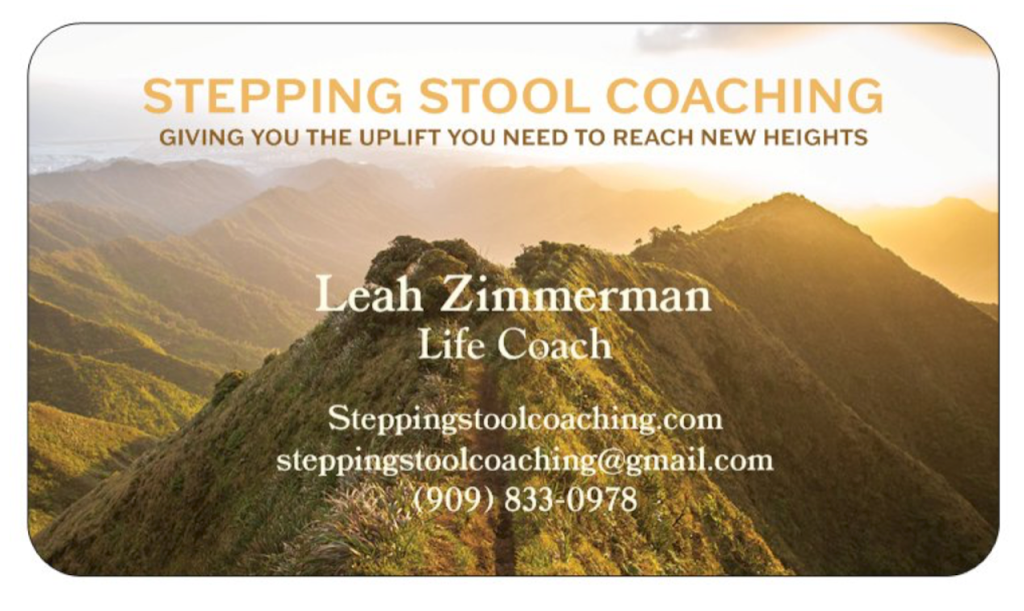 Stepping Stool Coaching | 780 W 1st St, Claremont, CA 91711, USA | Phone: (909) 833-0978