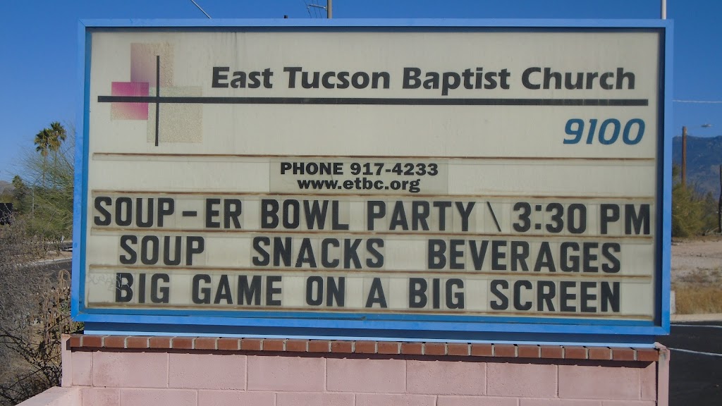 East Tucson Baptist Church | 9100 E Speedway Blvd, Tucson, AZ 85710, USA | Phone: (520) 917-4233