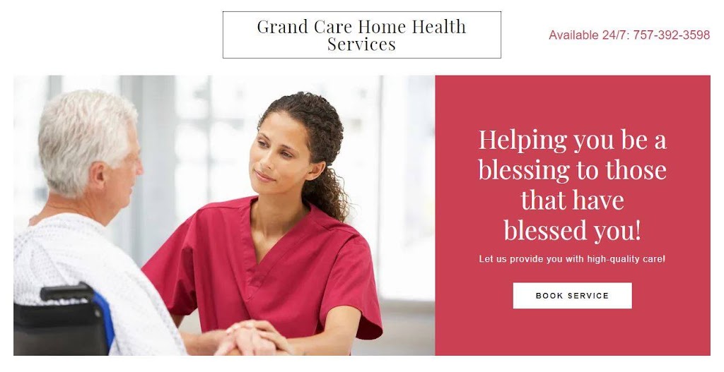 GRAND CARE HOME HEALTH SERVICES | 3100 London Blvd #3, Portsmouth, VA 23707, USA | Phone: (757) 392-3598