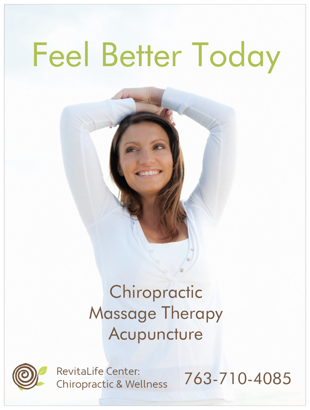 RevitaLife Center: Chiropractic & Wellness | 8097 MN-65, Spring Lake Park, MN 55432, USA | Phone: (763) 710-4085