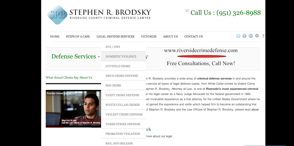 Law Offices of Stephen R. Brodsky, APLC | 25185 Madison Ave, Murrieta, CA 92562, USA | Phone: (951) 326-8988