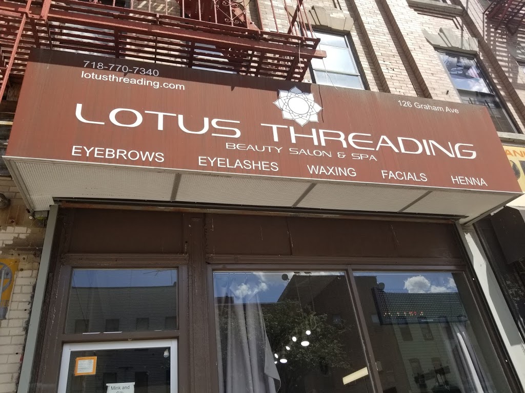 Lotus Threading Salon & Spa | 126 Graham Ave, Brooklyn, NY 11206, USA | Phone: (718) 770-7340