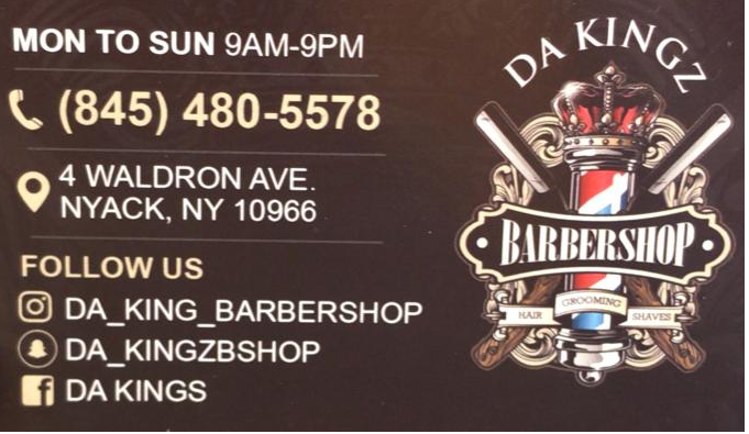 Da kingz barbershop | 4 Waldron Ave, Nyack, NY 10960, USA | Phone: (845) 480-5578