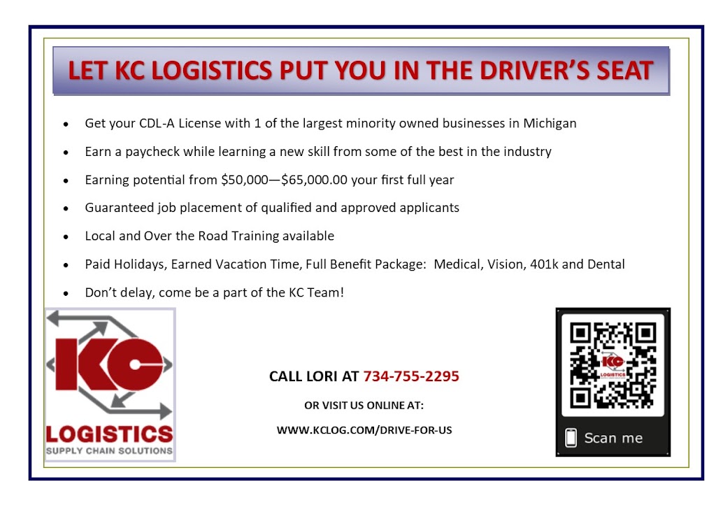 KC Logistics | 862 Will Carleton Rd, Carleton, MI 48117, USA | Phone: (877) 296-4361