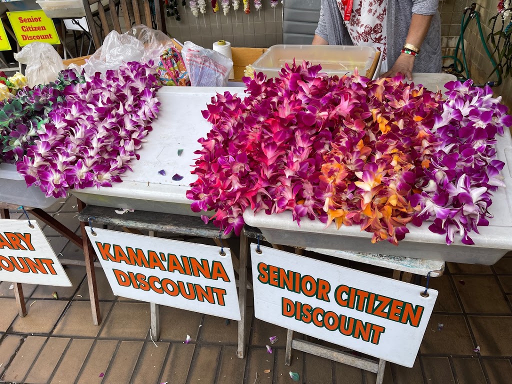 Harriets Lei Stand | 300 Rodgers Blvd Stall #1, Honolulu, HI 96819, USA | Phone: (808) 836-3446