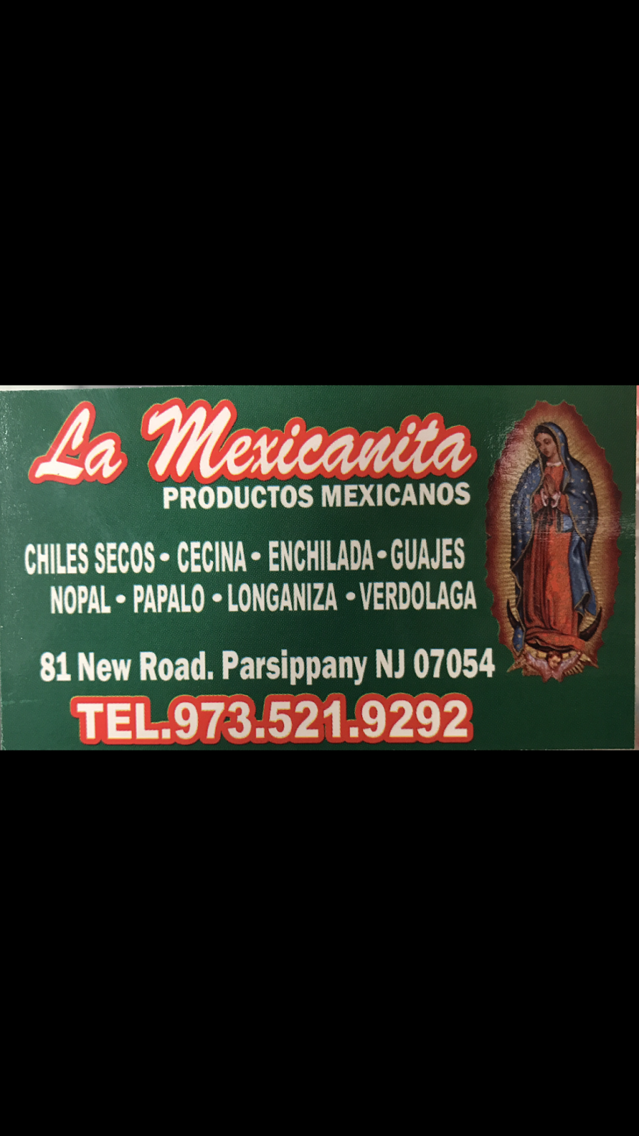 La mexicanita grocery 2 | 81 New Rd, Parsippany, NJ 07054, USA | Phone: (973) 521-9292