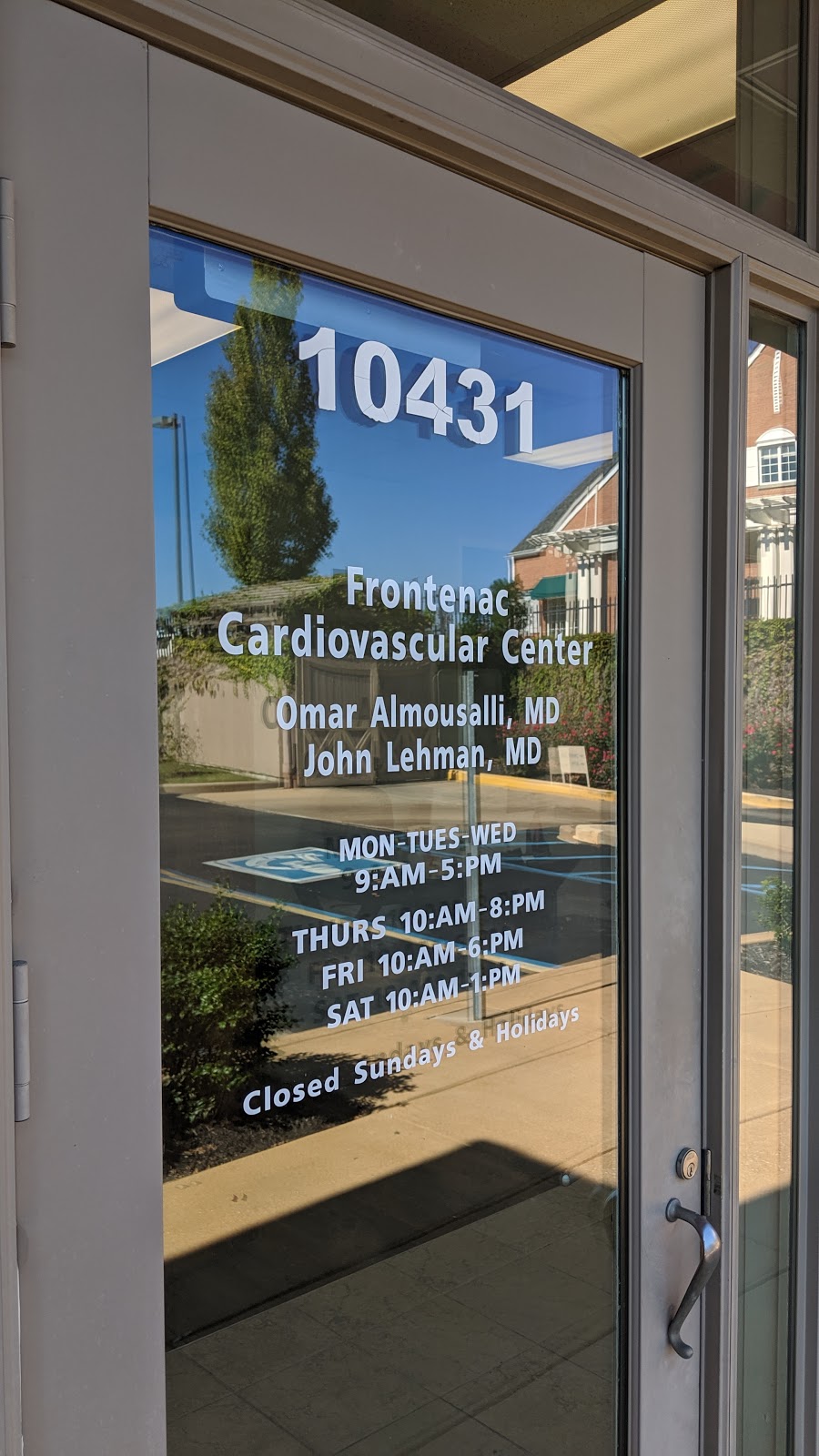 Frontenac Cardiovascular Center | 10431 Clayton Rd, Frontenac, MO 63131, USA | Phone: (314) 733-9090