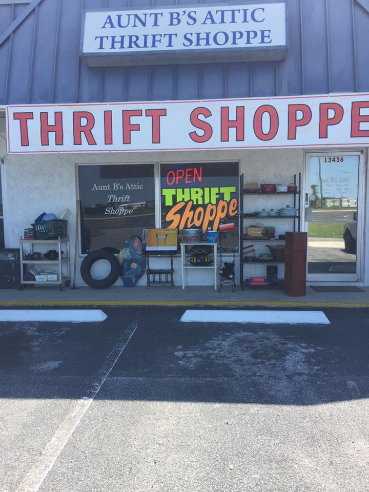 Aunt Bs Attic Thrift Store | 13436 US-19, Hudson, FL 34667, USA | Phone: (727) 485-3297