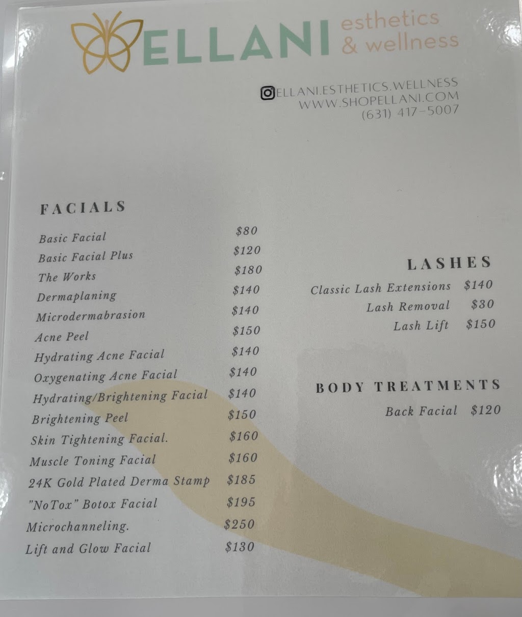 Ellani Esthetics & Wellness | 80 G Montauk Hwy Suite 2, Amity Harbor, NY 11701, USA | Phone: (631) 417-5007