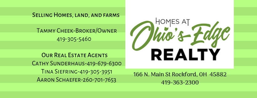 Homes at Ohios Edge Realty, LLC | 166 N Main St Suite B, Rockford, OH 45882 | Phone: (419) 363-2300