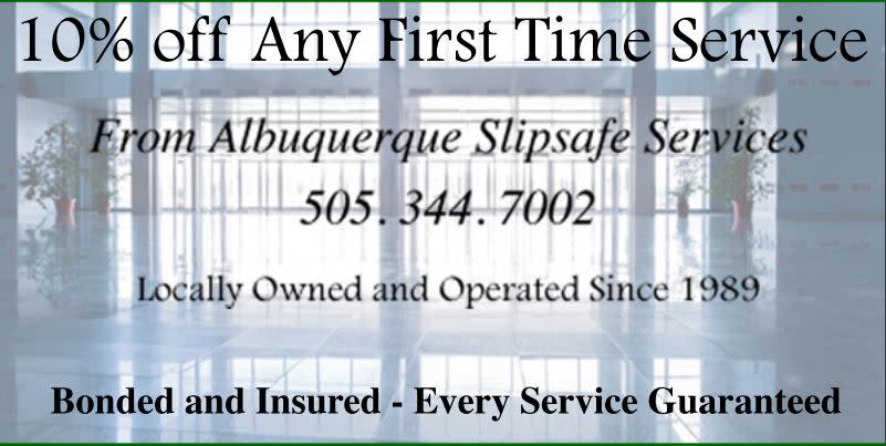 Albuquerque Slip Safe Services | 246 Hale Cir SW, Albuquerque, NM 87105, USA | Phone: (505) 344-7002