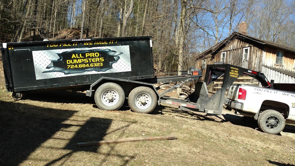 All Pro Dumpsters | 1308 Grant St, Bulger, PA 15019 | Phone: (724) 884-6323