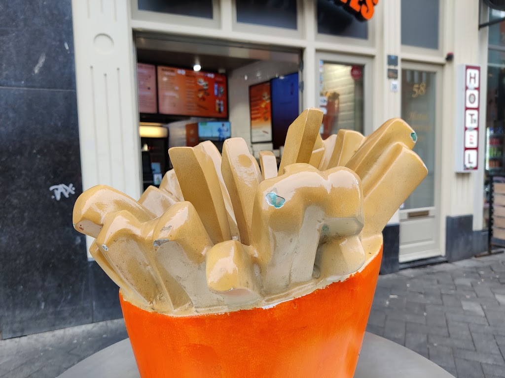 Flemish Fries Snackland | Damrak 58, 1012 LL Amsterdam, Netherlands | Phone: 020 233 6119