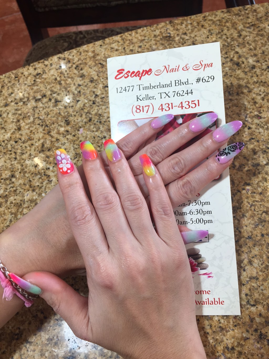 Escape Nail & Spa | 12477 Timberland Blvd. # 629, Fort Worth, TX 76244 | Phone: (817) 431-4351