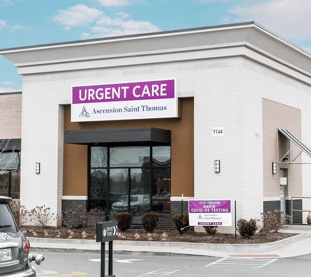 Ascension Saint Thomas Urgent Care - Murfreesboro West | 1144 Fortress Blvd K, Murfreesboro, TN 37128, USA | Phone: (615) 809-3541