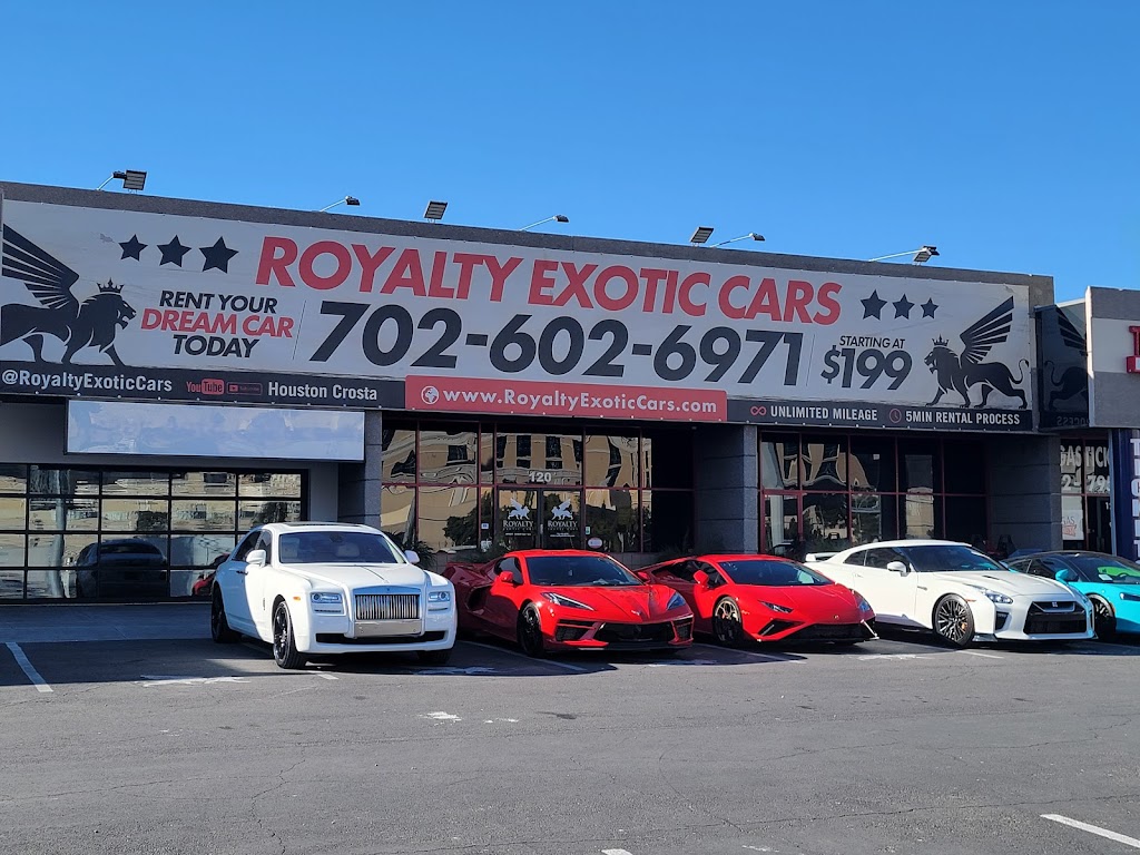 Exotic Cars Vegas | 4335 Dean Martin Dr #120, Las Vegas, NV 89103 | Phone: (702) 837-5595