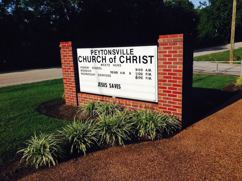 Peytonsville Church of Christ | 4739 Peytonsville Rd, Franklin, TN 37064, USA | Phone: (931) 674-1436
