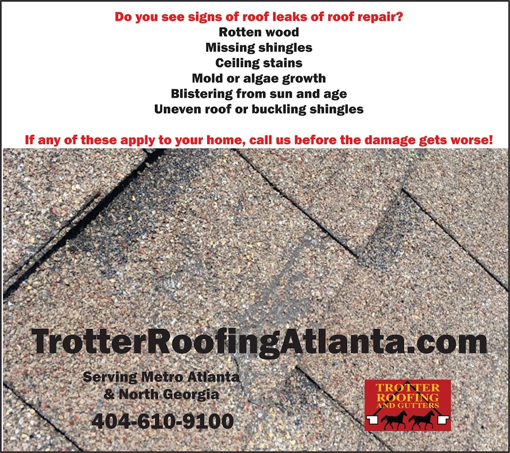 Trotter Roofing & Gutters | 630 Glendale Forest Dr, Woodstock, GA 30189, USA | Phone: (404) 610-9100