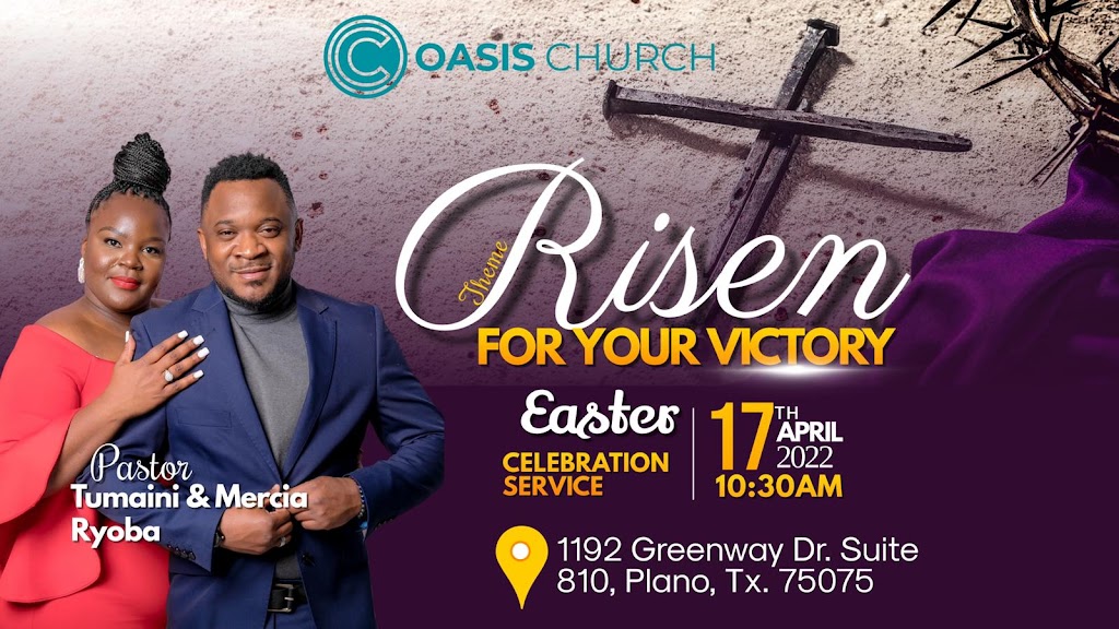 Oasis Church | 1192 Greenway Dr Suite 810, Plano, TX 75075, USA | Phone: (972) 363-4145