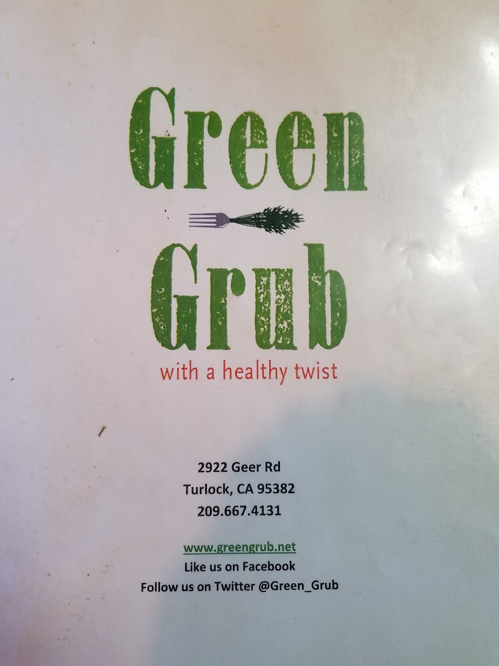 Green Grub | 553 N Golden State Blvd, Turlock, CA 95380, USA | Phone: (209) 667-4131