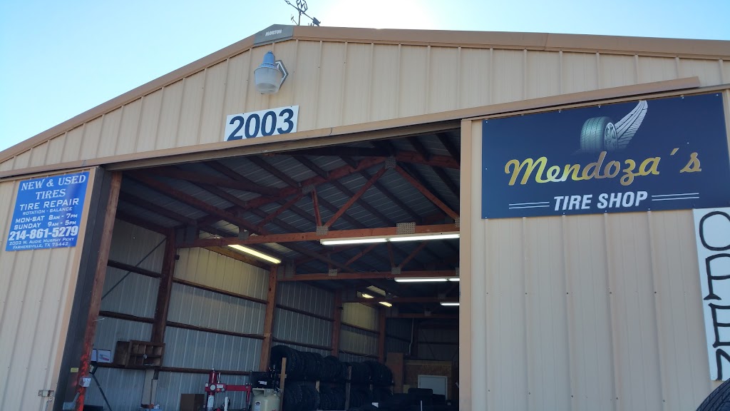 Mendozas Tire Shop | 2003 W Audie Murphy Pkwy, Farmersville, TX 75442, USA | Phone: (214) 861-5279