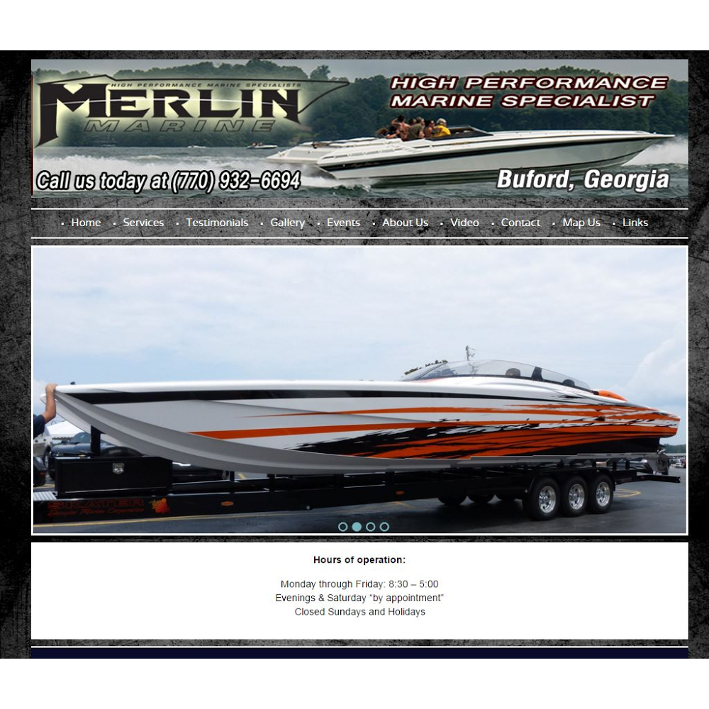 Merlin Marine | 1037 Parkway Ct suite g, Buford, GA 30518, USA | Phone: (770) 932-6694
