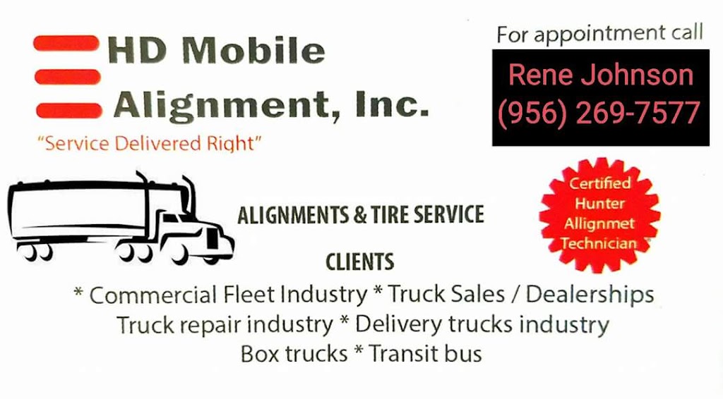 HD Mobile Alignment, Inc. | 10502 I-35 Rear, Laredo, TX 78045, USA | Phone: (956) 269-7577