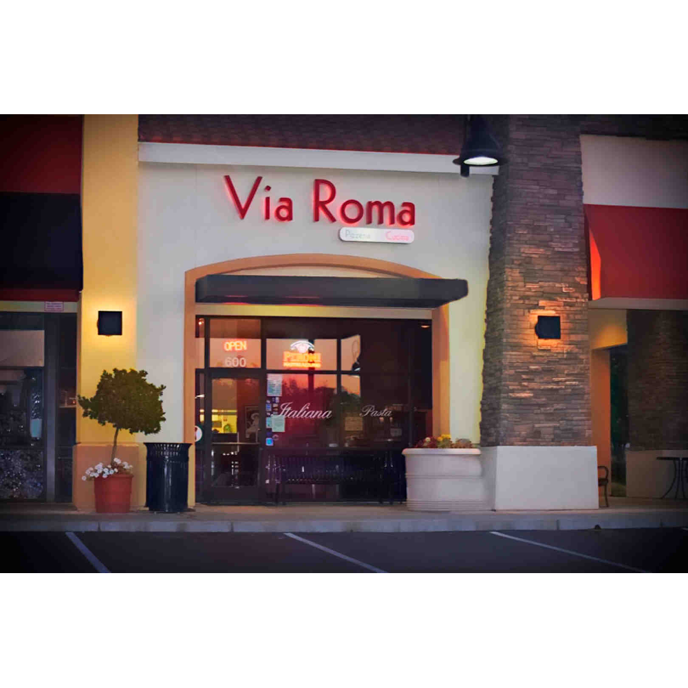 Via Roma Pizzeria con Cucina | 1230 Sunset Blvd #600, Rocklin, CA 95765, USA | Phone: (916) 663-6141