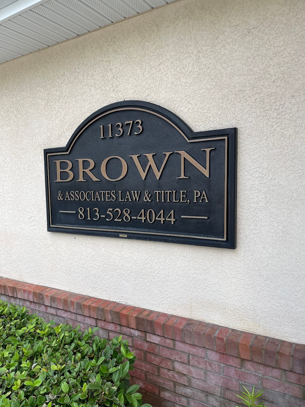 Brown & Associates Law & Title, P.A. | 11373 Countryway Blvd, Tampa, FL 33626, USA | Phone: (813) 528-4044