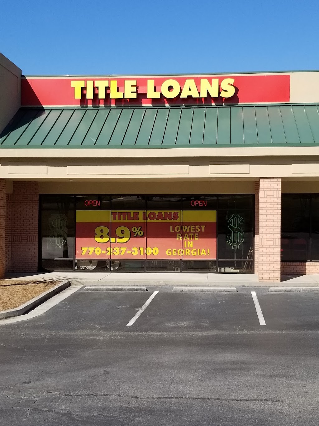 Title Loans Lawrenceville | 2449 Lawrenceville Hwy #106, Lawrenceville, GA 30044 | Phone: (770) 237-3100