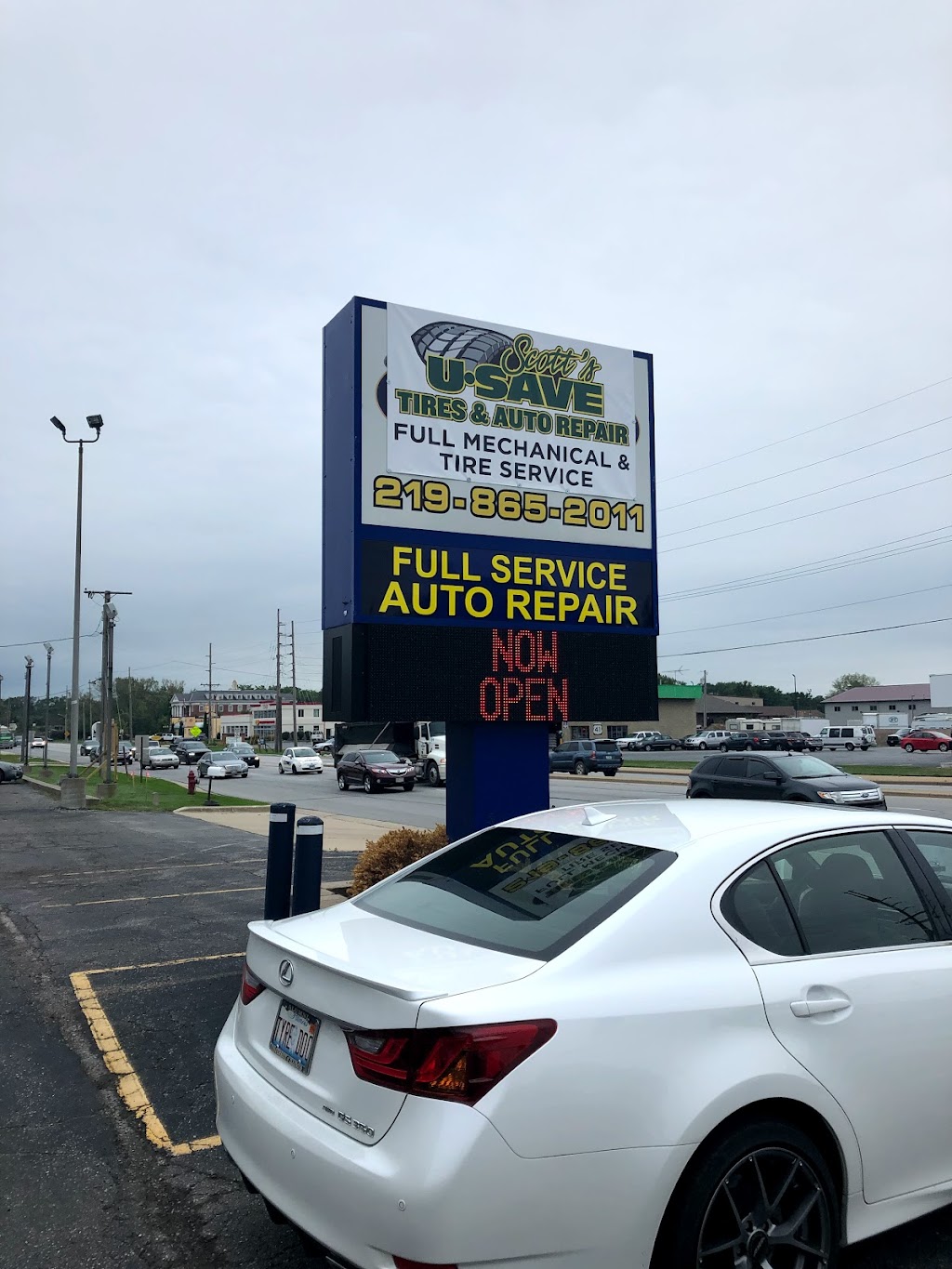 Scotts U-Save Tires & Auto Repair | 7701 US Hwy 41, Schererville, IN 46375, USA | Phone: (219) 865-2011