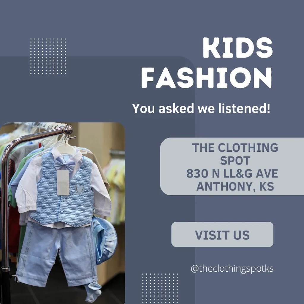 The Clothing Spot | 830 N Ll and G Ave Suite C, Anthony, KS 67003, USA | Phone: (620) 842-8544