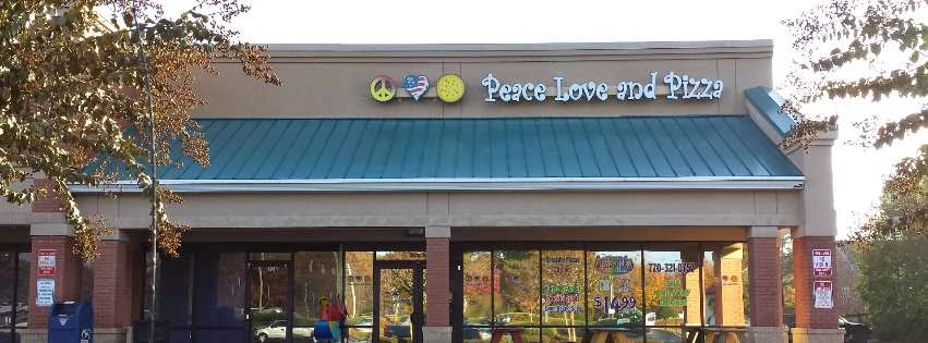 Peace Love and Pizza - East Piedmont | 1050 E Piedmont Rd #154, Marietta, GA 30062, USA | Phone: (770) 321-0757