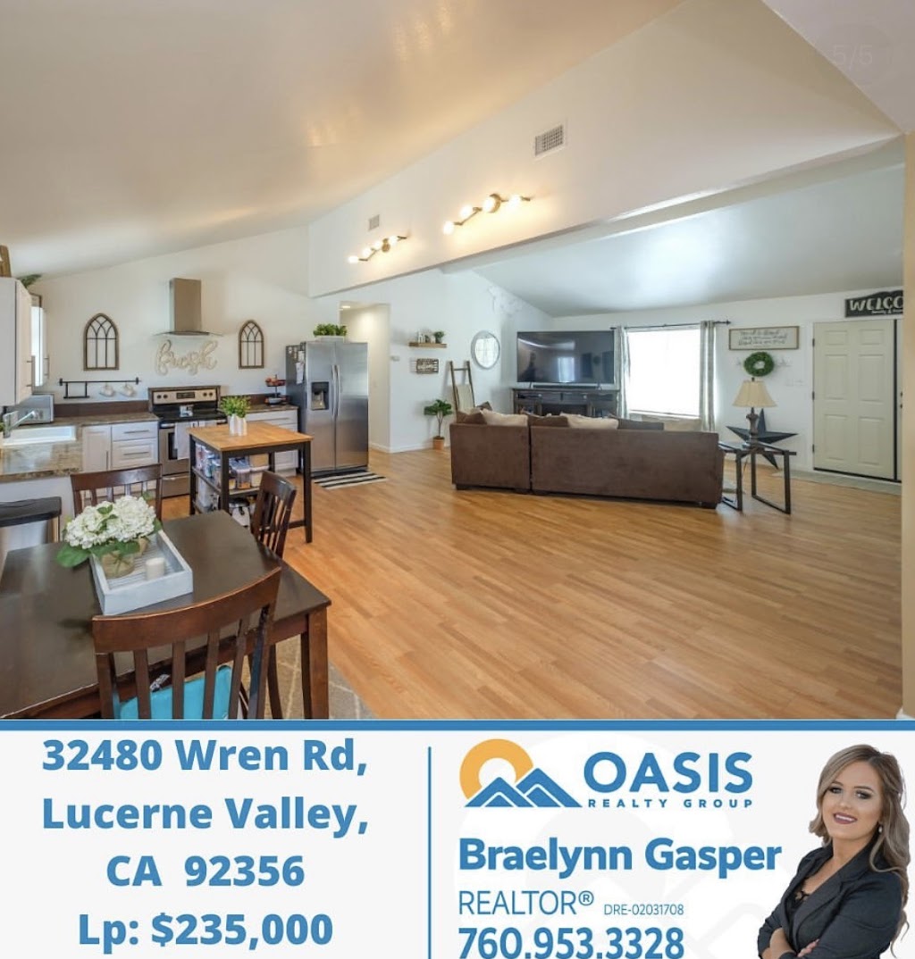 Braelynn Gasper - Realtor | 32838 Old Woman Springs Rd, Lucerne Valley, CA 92356, USA | Phone: (760) 953-3328