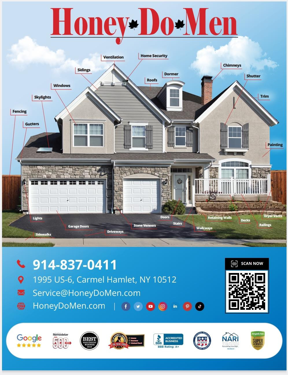 Honey Do Men Home Remodeling & Repair | 1995 US-6, Carmel Hamlet, NY 10512, United States | Phone: (914) 837-0411