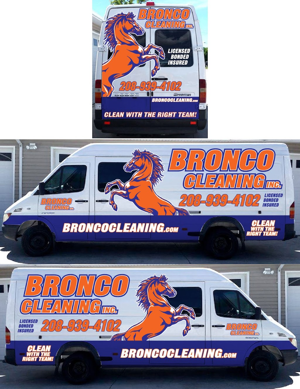 Bronco Cleaning Inc | 25 E Fairview Ave #215, Meridian, ID 83642, USA | Phone: (208) 939-4102