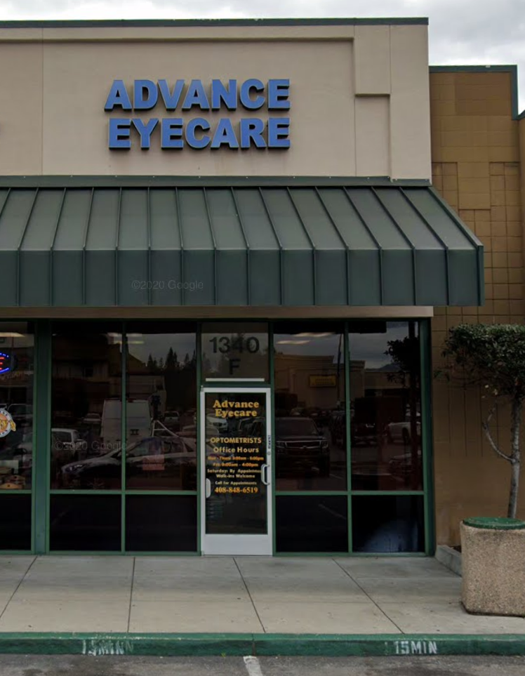 Advance Eyecare | 1340 1st St f, Gilroy, CA 95020, USA | Phone: (408) 848-6519