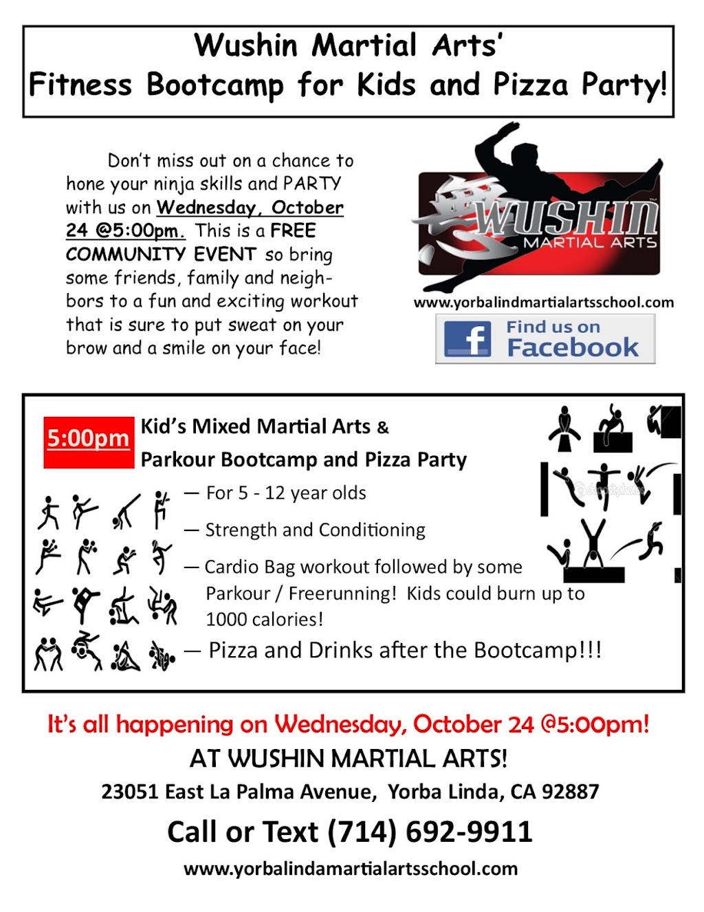Wushin Martial Arts | 23051 La Palma Ave, Yorba Linda, CA 92887, USA | Phone: (714) 692-9911
