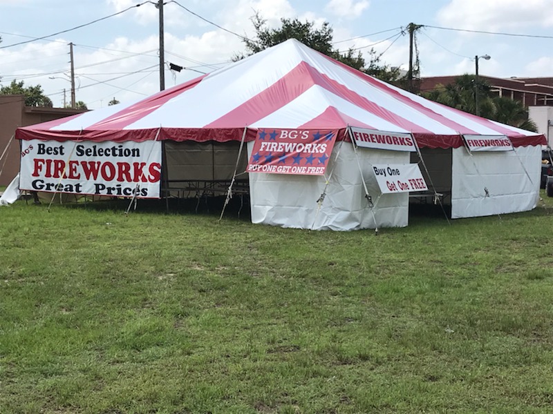 Firework Tent/bgs Seasonal | N 7th St & East Hinson Avenue, Haines City, FL 33844, USA | Phone: (863) 557-6847