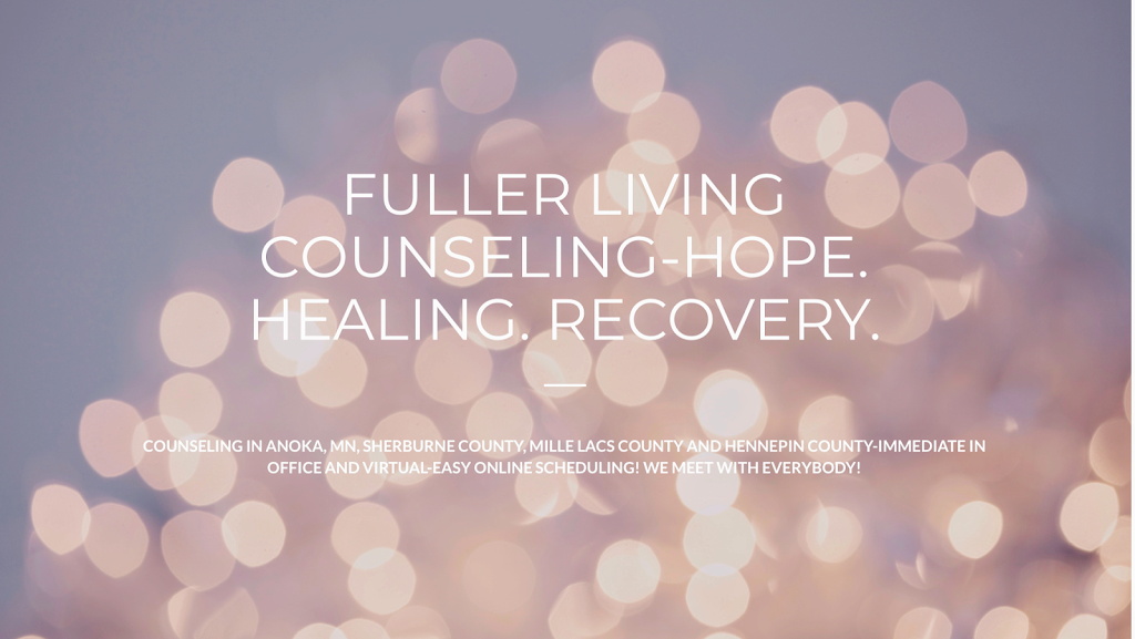Fuller living counseling-Princeton | 604 1st St Ste 4, Princeton, MN 55371, USA | Phone: (763) 647-8188