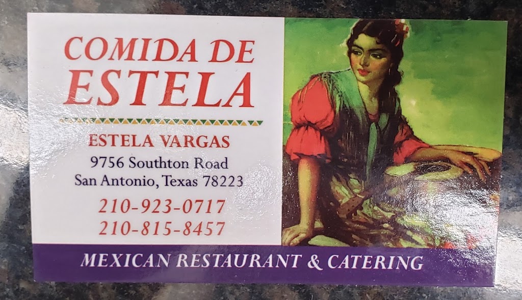 Comida de Estela | 9756 Southton Rd, San Antonio, TX 78223, USA | Phone: (210) 923-0717